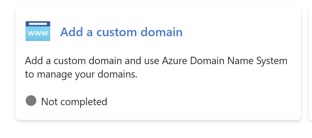 Custom domain