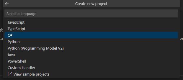 Create a Web Api Using a Http Triggered Azure Function App With vs Code